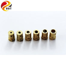 DOIT copper Hex Coupling for robot car chassis Copper Connector to Wheel 4wd/2wd Smart Car motor diy smart car part for arduino