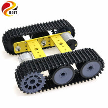 Mini TP100 Aluminum Alloy Tank Robot Chassis Caterpillar Platform With 12V 350rpm Motor DIY Arduino Unassembled Kit
