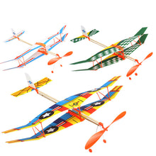 Tensible motor Airplane Inertial Foam Glider Aircraft Toy PBiplane Model Outdoor Toy Educational Toys