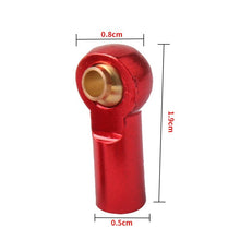 10 Pcs Aluminum M3 Metal Ball Head Holder For SCX10 Link Rod End Ball Joint for 1/10 RC Car Truck Buggy Crawler