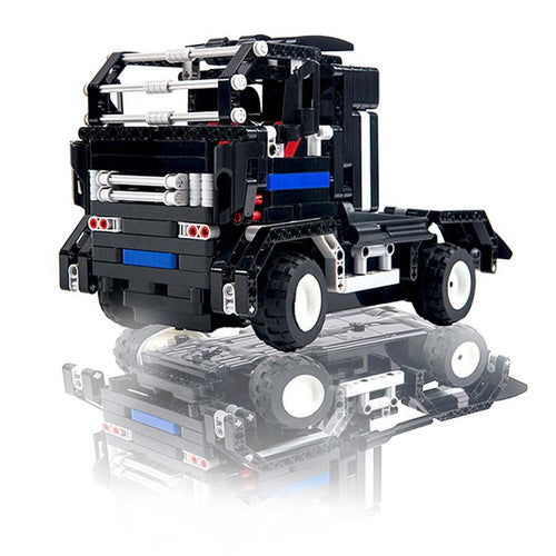 DIY puzzle assembly remote control car toy 8008 electric childrren building block educational parent-child interactio toy model