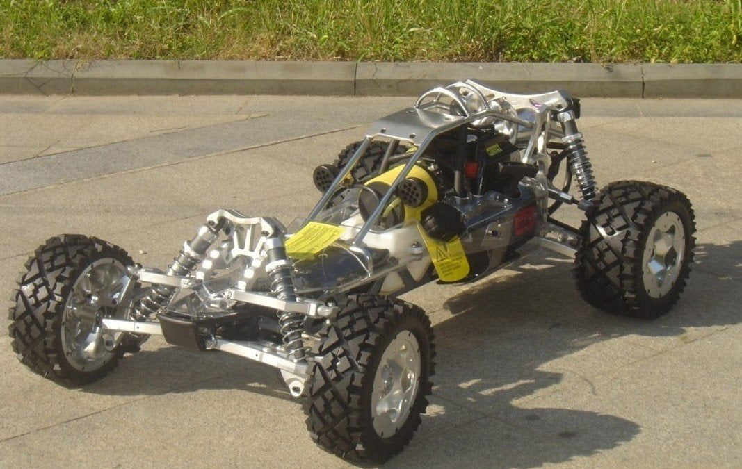 30.5CC metal baja sliver+2.4G GT3B+battery+rechagre