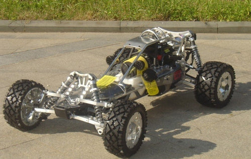 30.5CC metal baja sliver+2.4G GT3B+battery+rechagre