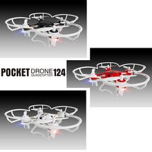FQ777-124 RC Drone Pocket 4CH Mini Drone 6 Axis Gyro Helicopter Toys Mini Quadcopter Switchable Controller/3D Flip Headless Mode