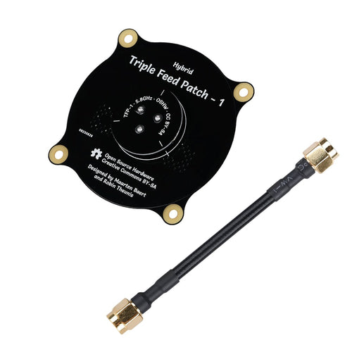 1pcs 5.8GHz Triple Feed Patch Antenna SMA Directional Circularly Polarized Antenna