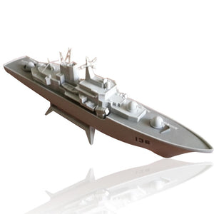 Free shipping Hangzhou Guided Missile Destroyer Electric Powered Battle Ship Warship Model DIY Educational Toys children gifts