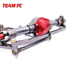 1Set 1/10 Rc Car Complete Alloy CNC Metal Front And Rear Axle With Arm CNC Machined For 1:10 Rc Crawler AXIAL SCX10 RC4WD S242