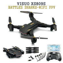 VISUO XS809S BATTLES SHARKS WIFI FPV Wide Angle Camera Foldable RC Drone Quadcopter VS Visuo XS809HW SX812 SG106 906 M69 M70