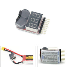 New Lipo battery Voltage Indicator volt meter monitor buzzer Alarm 1-6S 3.7V-22.2V 3.7V 7.4V 11.1V 14.8V 18.5V 22.2V