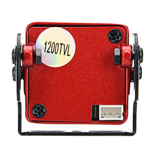 JJA-CM1200 1/3 CMOS 1200TVL Mini Camera 2.1mm Lens With OSD Button PAL/NTSC Black/Red For RC Drone Models Racing Quadcopter