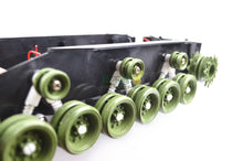 DIY 85 Light shock absorption Plastic Tank Chassis with Rubber Crawler belt Tracked Vehicle Big Size