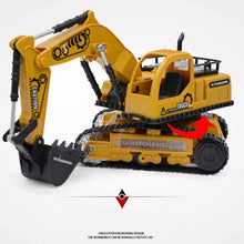 4Ch Simulation Rc Excavator Toys With Music And Light Children'S Boys Rc Truck Toys Gifts Rc Engineering Car Tractor Toy
