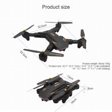 VISUO XS809S XS809HW Foldable Selfie Drone with Wide Angle 0.3MP/2MP HD Camera Quadcopter WiFi FPV RC Helicopter Mini Dron