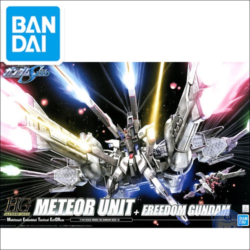Original Gundam Model HG 1/144 Freedom GUNDAM METEOR UNIT Mobile Suit SEED Hand Building Model Japaness Robot