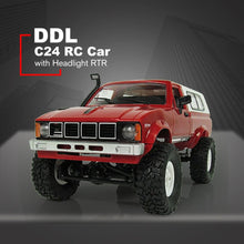 RC C-24 4WD 1:16 RC Car Off Road Crawler Climbing Toys with Headlight Remote Control Vehicle Buggy Toys for Kids Gift RTR
