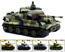 Greatwall 1:72 Radio Remote Control Mini Rc German Military Tiger Tank with Sound Toys(Vary Colors)