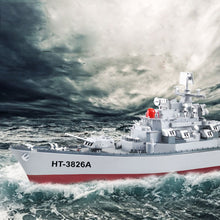 RC Boat 6KM/H High Speed 58cm 1:250 Military Battleship RC War Ship Toy Remote Control Boat As Gift For Children Toy Kid-US Plug