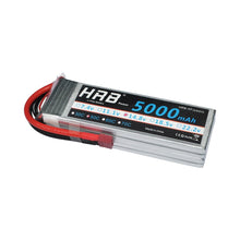 HRB FPV 450 500 7.4V 11.1V 14.8V 18.5V 22.2V 5000mAh 50C 100C 2S 3S 4S 5S 6S LiPo Battery For Traxxas Car Helicopter Boat