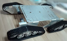 RC 4WD Metal Tank Chassis Large Load Tracked Vehicle Big Bearing Track Crawler Caterpillar DIY RC Toy Smart Car Chassis Robot