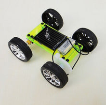 Assembly Mini Solar Powered Toy DIY Car Kit Children Gift Educational Puzzle IQ Gadget Hobby Robot Newest 8x6.8x3.2 cm