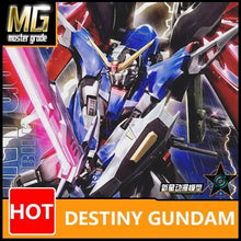 Japaness Original Gundam MG 1/100 Model SEED DESTINY Gundam 00 Mobile Suit Kids Toys With Holder