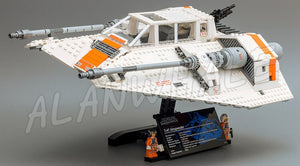 1457pcs Space Wars Snow Speeder Battle Ship Games Pilot Rebel 05084 Model Building Blocks Kids Bricks Compatible with Lego