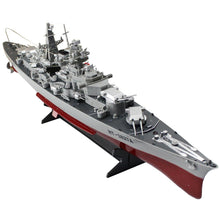 RC Boat High-speed Military Model Series Battleship 1/360 RC 28" Warship Cruiser Simulation Battleship Bismarck Toys For Kids