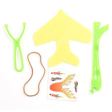 child Puzzle Emitting catapult aircraft DIY Flying Toys