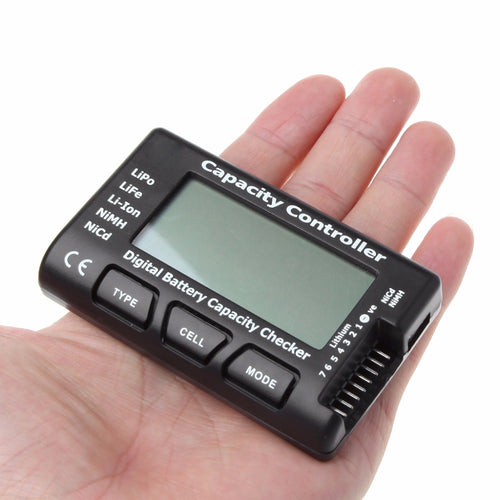 Digital Battery Capacity Checker RC CellMeter 7 For LiPo LiFe Li-ion NiMH Nicd New