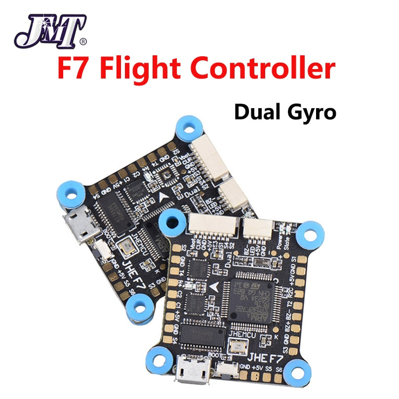 JMT 30.5x30.5mm Dual Gyro F7 F4 Flight Controller AIO OSD 5V 8V BEC & Black Box for RC Drone FPV Racing Quadcopter Accessories
