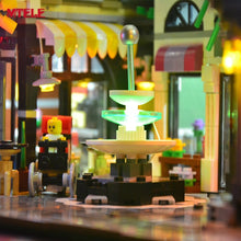 MTELE LED Light kit For 10255 The Assembly Square Set City Building Block Light Set Compatible with 15019 (Not Include Model)