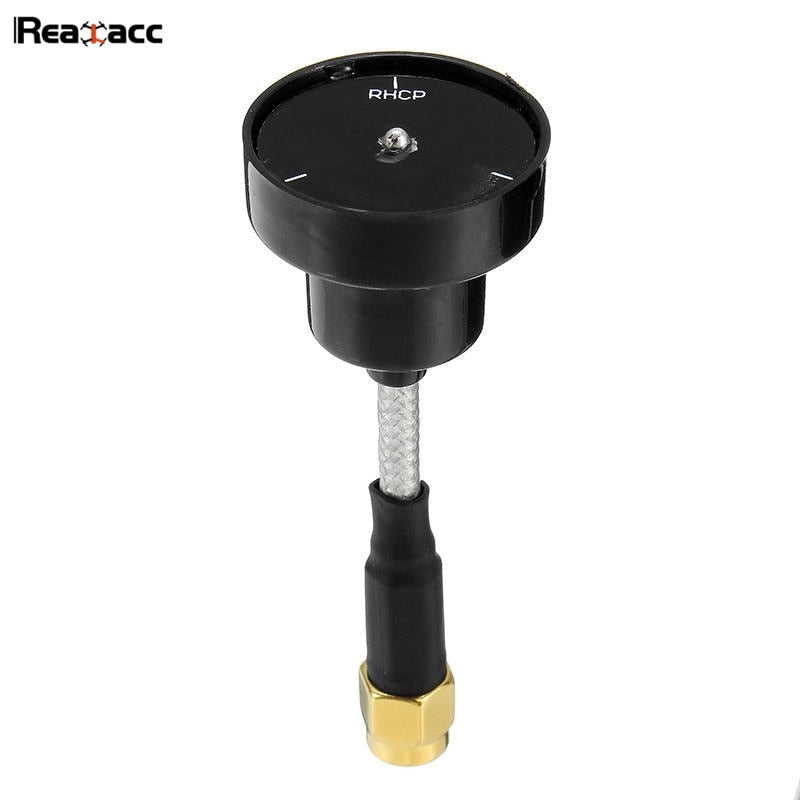 Original Realacc Pagoda Antenna 6.5cm 65mm 5.8G 5dBi Panel Plate Omni-directional FPV Antenna For RC Quadcopter Goggles Black