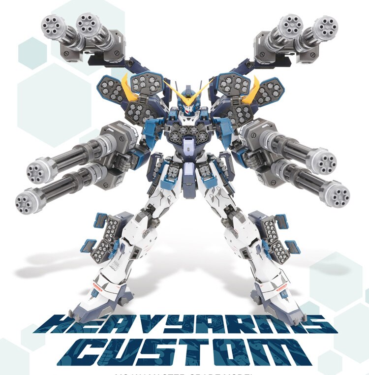 New Super Nova Gundam model MG 1/100 XXXG-01H2 Heavyarms Custom Mobile Suit kids toys