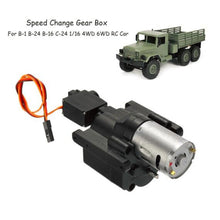 Hot!Speed Change Gear Box for WPL B-1 B-24 B-16 C-24 1/16 4WD 6WD RC Car Crawler 10km/h-30km/h Remote Control Parts & Accessory