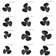 1PCS RC Boat Three Blades Paddle Nylon Boat Propeller Positive & Reverse Screw RC Boat Propeller 12 SIZE
