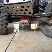 Stainless Steel Chassis Armor Protection Skid Plate for 1/10 RC Crawler Accessories TRX4 SCX10 II 90046/47 90059/60 F120BP ZXZ