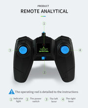 2.4Ghz Remote Control Cars Stunt Rc Car High Speed Flashing 3D Flip roll Green & Blue Electric Race Double S Toys Christmas gift