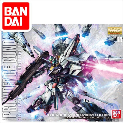 Japaness BANDAI Original Gundam MG 1/100 Model ZGMF-X13A PROVIDENCE GUNDAM ZAFT SEED DESTINY Mobile Suit Kids Toys With Holder