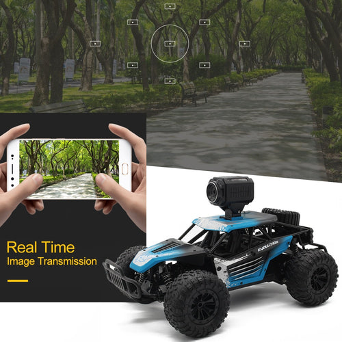 2.4G High Speed Remote Control Electric Car Drive Toy Vehicle Mobile Phone Wifi Link Control with Camera Birthday Gifts TSLM1