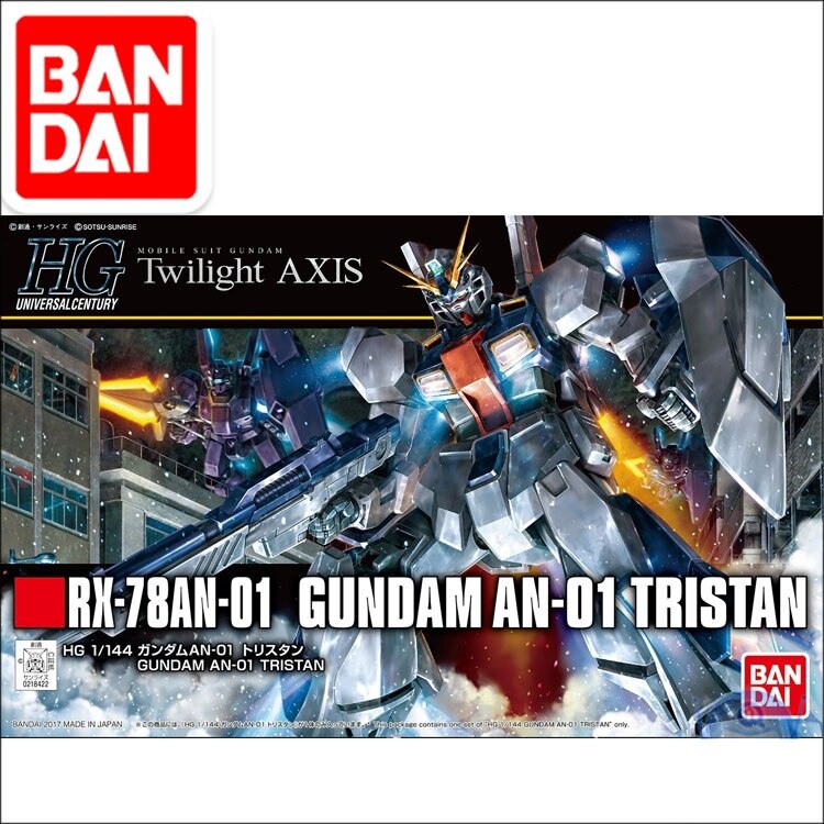 Original Gundam Model RX-78AN-01 GUNDAM AN-01 Tristan Unchained Mobile Suit Kids Toys With Holder