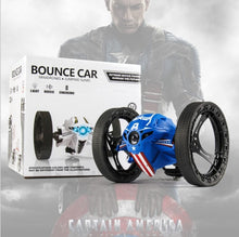 RC Car Remote Control Bounce Car 2.4G Jumping Car with Flexible Wheel Rotation LED Night Lights RC Robot Car for Boy Gift Toy