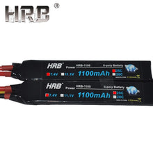 HRB Water Gun Lipo Battery 3S 2S 7.4V 11.1V 1100mAh 25C Tamiya Connector AKKU Mini Airsoft BB Air Pistol Electric Toys RC Parts