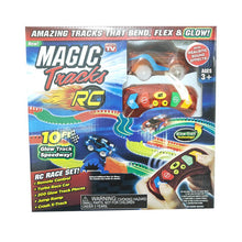 New Generation 2.4Ghz Mini RC Toys Car with Magical Track Soft Block Trail Race Game Flash LED Light 1:64 Remote Control Vehicle