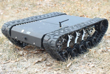 Track Robot Stainless Steel Metal Tank Chassis Motor-driven Climb Stairs Vehicle RTG RC Tank Chassis Cross-country