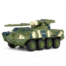 YUKALA 1:72 Radio Remote Control Mini RC German Military Stricker Artillery Car Type-G Electric Airsoft Mini RC Tank