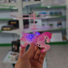 1Pcs Flying Pink Unicorn Drone Self Hovering Helicopter Aircraft Toys For Chirldren Gift