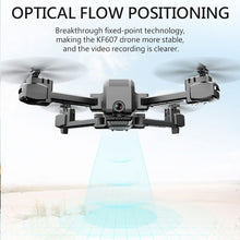 Newest KF607 Quadcopter with Wifi FPV 1080P 4K HD Dual Camera Optical Flow Selfie Drone Foldable Mini Dron VS SG106 visuo xs816