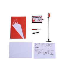 Airplane Rc Folding Paper Model DIY Motor Power Red Rc Plane Power Kids Boy Toy Diecast Airplane Model Toy Air Plane Aircraft