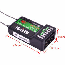 F17294 Flysky FS-iA6B 2.FS-IA6 FS-IA10B 4G 6CH channels RC receiver PPM output with iBus port for FS i4 i6 i10 RC transmitter