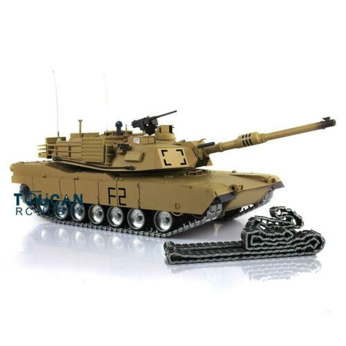 Henglong 1/16 Scale 6.0 Customize Abrams RC Tank 3918 360 Turret Barrel Recoil TH12946